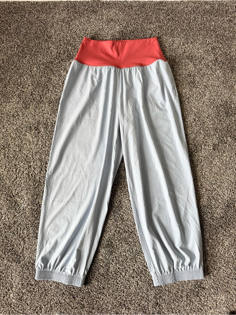 Halara Breezeful™ Ultra High-Waist Shirred Quick Dry Resort Joggers Small Blue